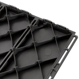 easycomfort easycomfort set 9 mattonelle a incastro per terrazzo 30x30x2cm 0.81 mq nero