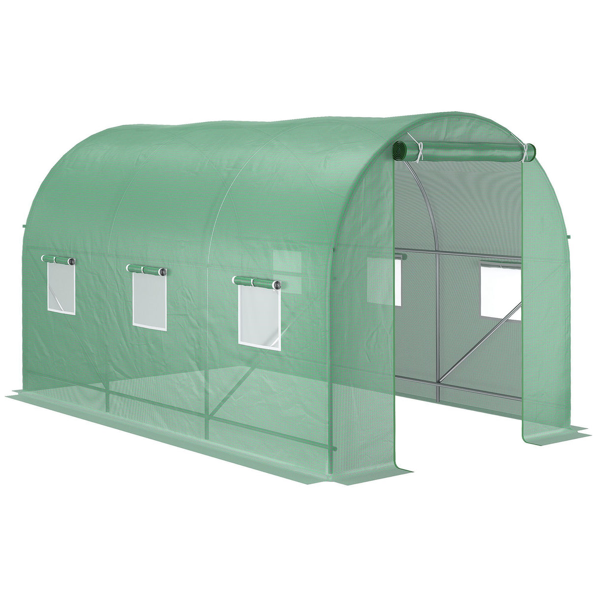 easycomfort easycomfort serra con tetto arrotondato in pe 3.5x2x2m