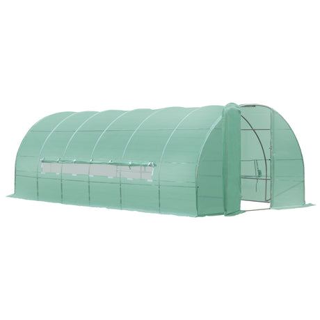 easycomfort easycomfort serra da giardino a tunnel per coltivazaione piante in pe 600300200cm ean 8054144133676