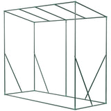 easycomfort serra da giardino in pe e acciaio con 4 picchetti 2 finestre e copertura rinforzata 200x77x148 169cm