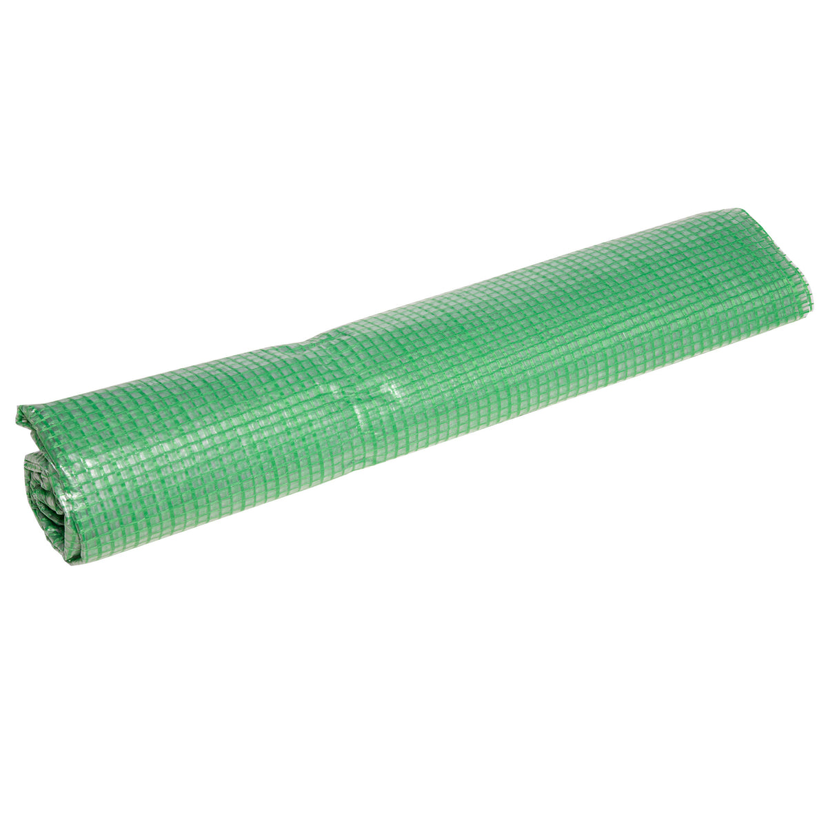 easycomfort serra da giardino con copertura in pe rinforzato e telaio in acciaio 180x90x90cm verde