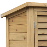 easycomfort casetta da giardino in legno di abete con tetto in bitume impermeabile 87x46.5x96.5cm