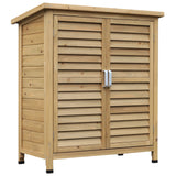 easycomfort casetta da giardino in legno di abete con tetto in bitume impermeabile 87x46.5x96.5cm