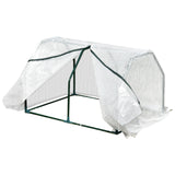 easycomfort mini serra da giardino e balcone in plastica pe e acciaio con chiusura a zip 99x71x60 cm