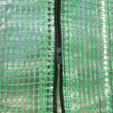 easycomfort easycomfort serra a tunnel da giardino 2 porte avvolgibili 4 finestre acciaio e pe