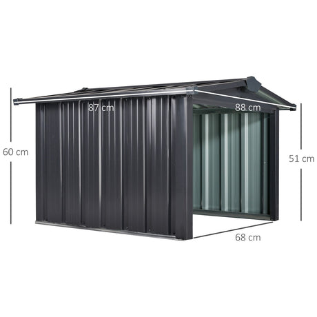 easycomfort easycomfort garage per robot tagliaerba da giardino in acciaio galvanizzato