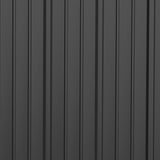 easycomfort easycomfort casetta da giardino porta utensili in lamiera acciaio con serratura 161 5x94 5x196cm nero