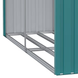 easycomfort easycomfort legnaia con struttura in acciaio galvanizzato e base rialzata 240x 86x160cm verde