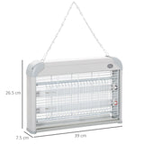 easycomfort easycomfort zanzariera elettrica 20w elettroinsetticida da esterno e interno con lampada antizanzare a led per 60m