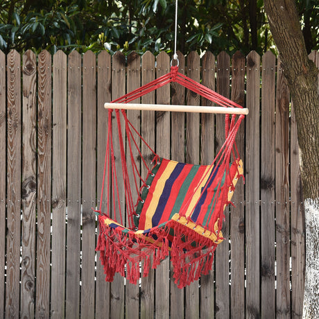 easycomfort easycomfort amaca sedia sospesa in poliestere colorata 100x60x100cm