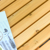 easycomfort easycomfort panchina a dondolo da giardino e terrazza per 2 persone con braccioli 124x76x95cm legno naturale