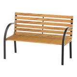 easycomfort easycomfort panca in legno 2 posti panchina da esterno giardino balcone