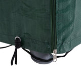 easycomfort easycomfort telo di copertura per mobili da esterno impermeabile anti muffa con fissaggio in pe verde 215x155x150cm