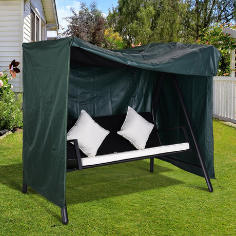 easycomfort telo di copertura per dondolo in tessuto oxford impermeabile 177x114x152cm