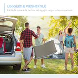 easycomfort set 2 sdraio da giardino pieghevoli lettino prendisole in alluminio e textilene 61x165x63cm 33135