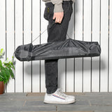 easycomfort easycomfort tavolo da campeggio pieghevole e arrotolabile con borsa da viaggio nera