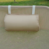 easycomfort set 2 lettini prendisole pieghevoli con schienale reclinabile a 4 livelli metallo e tessuto a rete beige