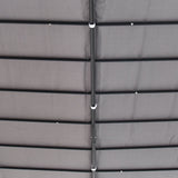 easycomfort easycomfort gazebo pergola 3x3m da esterno giardino o terrazzo con tenda grigia
