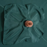 easycomfort easycomfort ombrellone rettangolare in bambu e poliestere anti uv verde 2x1 5x2 3m