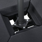 easycomfort easycomfort base per ombrelloni 4 mattonelle da riempire con acqua o sabbia