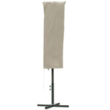 easycomfort easycomfort copertura per ombrellone impermeabile antistrappo cachi 57x160cm