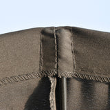 easycomfort easycomfort ombrellone da giardino e terrazza 2 5x2 5 m con manovella 18 stecche e testa inclinabile grigio scuro
