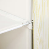 easycomfort easycomfort mobile scarpiera modulare salvaspazio 12 cubi in plastica pp e acciaio 125x32x125 cm