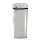 easycomfort easycomfort cestino dei rifiuti rettangolare in acciaio inox con sensore a infrarossi 50l ean 8054144133935