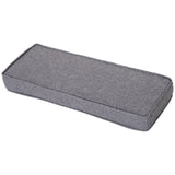 easycomfort salotto da giardino in rattan da 7 pezzi con tavolino e divano modulabile con cuscini grigio