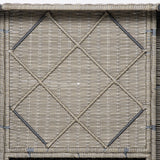 easycomfort set mobili da giardino 4 pezzi in rattan pe salotto da esterno con 1 divano 2 poltrone 1 tavolino e cuscini rimovibili e lavabili kaki e beige