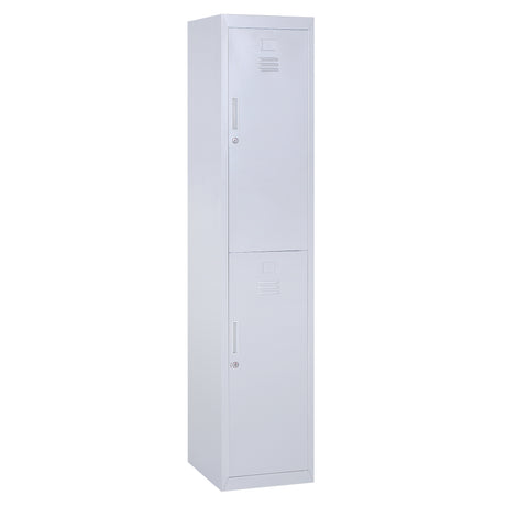 easycomfort easycomfort armadietto 4 ripiani 2 porte chiusura di sicurezza ufficio garage officina acciaio laminato a freddo 38x46x180cm grigio ean 8054111847179