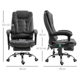 easycomfort easycomfort poltrona da ufficio massaggiante e reclinabile con riscaldamento e altezza regolabile grigio