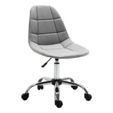 easycomfort easycomfort sedia girevole design ergonomico e regolabile senza braccioli grigio 59x59x81 91cm ean 8054144136615