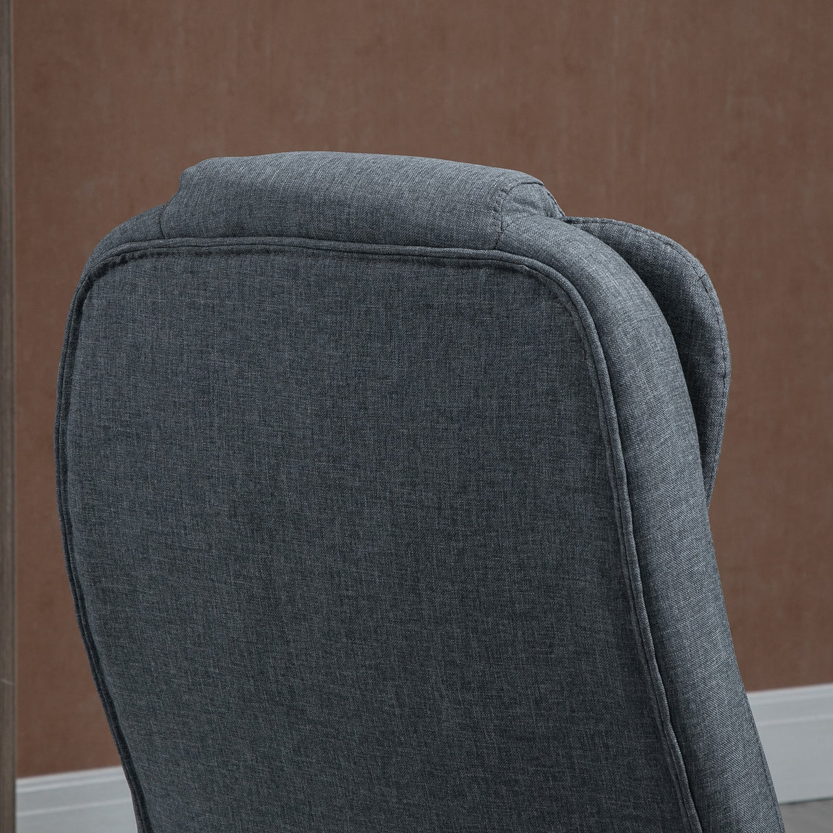 easycomfort easycomfort sedia da ufficio ergonomica reclinabile altezza regolabile e dondolamento poltrona girevole con ruote 65x72x110 120cm grigio
