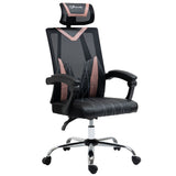 easycomfort easycomfort sedia da ufficio ergonomica inclinabile a 130 con supporto lombare e cervicale 58x62 5x112 120cm