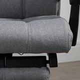 easycomfort easycomfort sedia da ufficio reclinabile e riscaldante con 6 punti massaggio e 5 modalita grigio