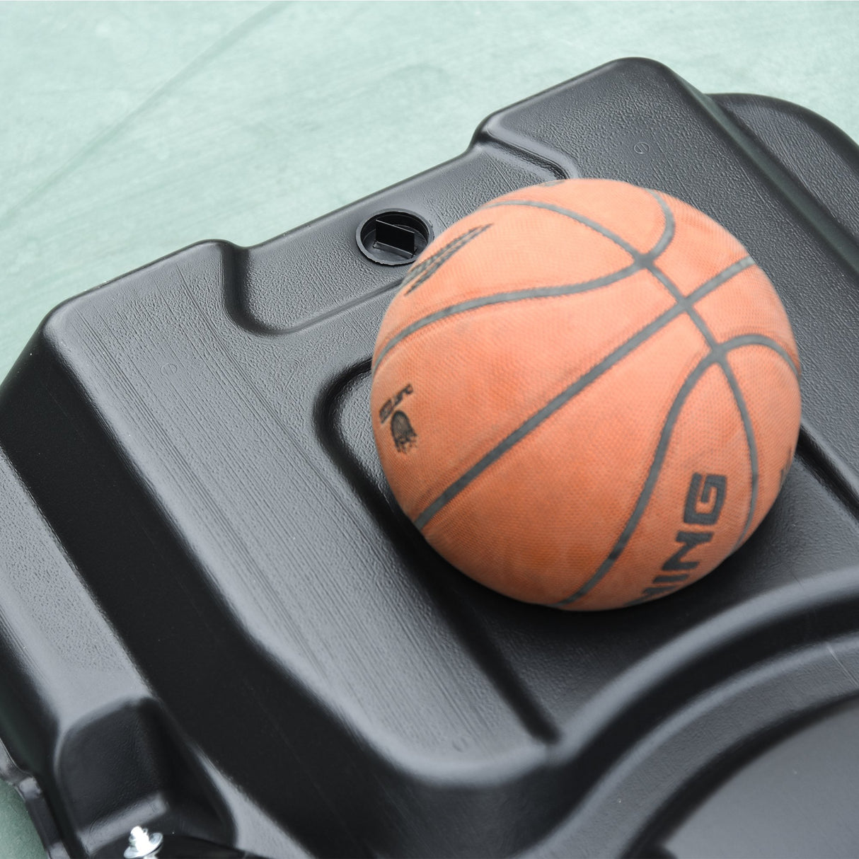 easycomfort easycomfort canestro da basket altezza regolabile in acciaio con base