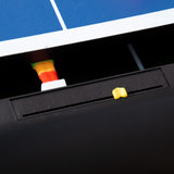 easycomfort tavolo multigioco 4 in 1 con calcio balilla biliardo ping pong e hockey da tavolo 107x61x84.5cm