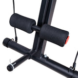 easycomfort easycomfort panca multifunzionale regolabile per bilanciere addominali dorsali manubri elastici per allenamento completo