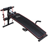 easycomfort easycomfort panca per addominali inclinata multifunzione e regolabile 56.5 x 135 cm