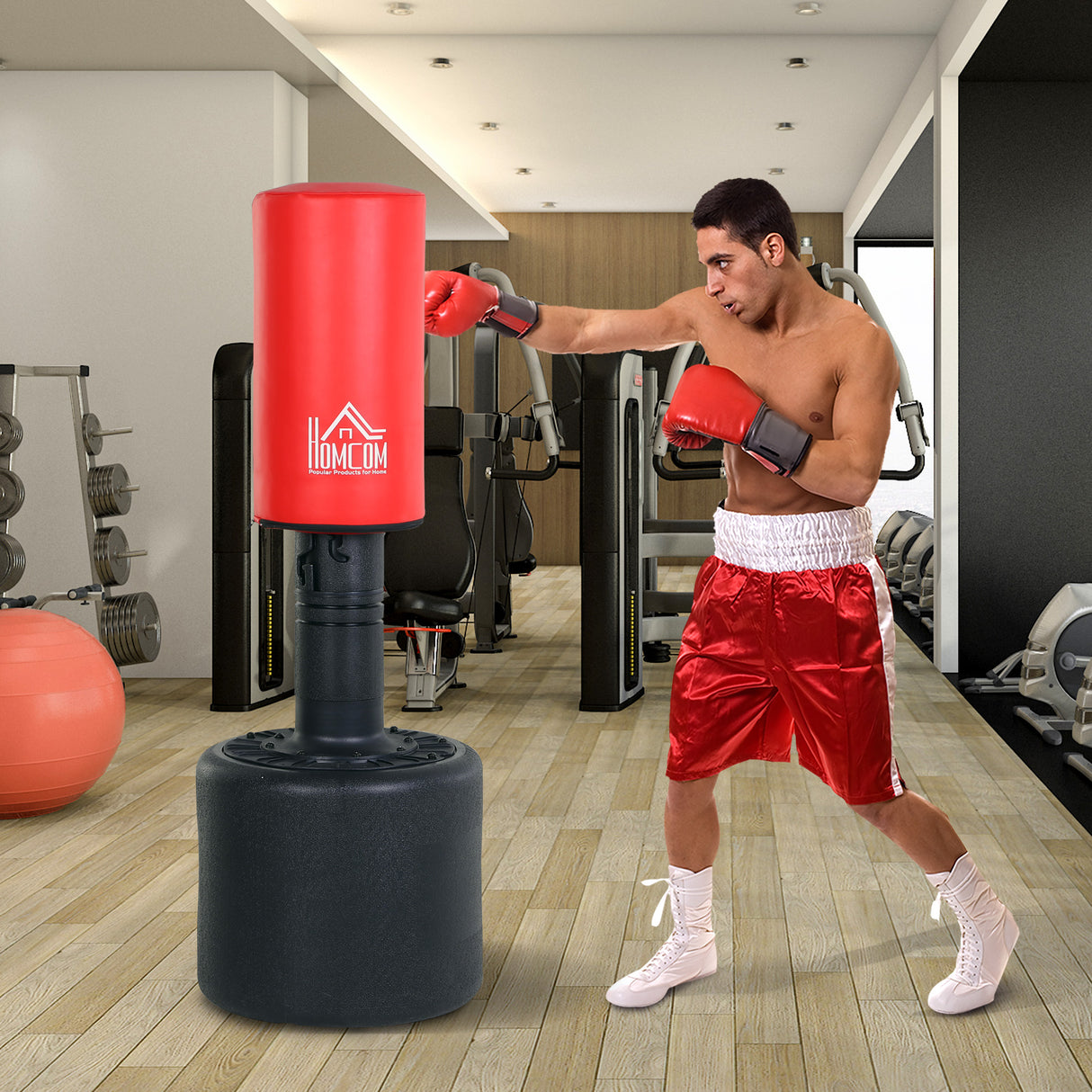 easycomfort easycomfort sacco boxe da terra altezza regolabile 145 172cm con base riempibile