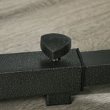 easycomfort supporto per bilanciere con altezza e larghezza regolabili in acciaio ed eva 60 87x65x121 158cm nero