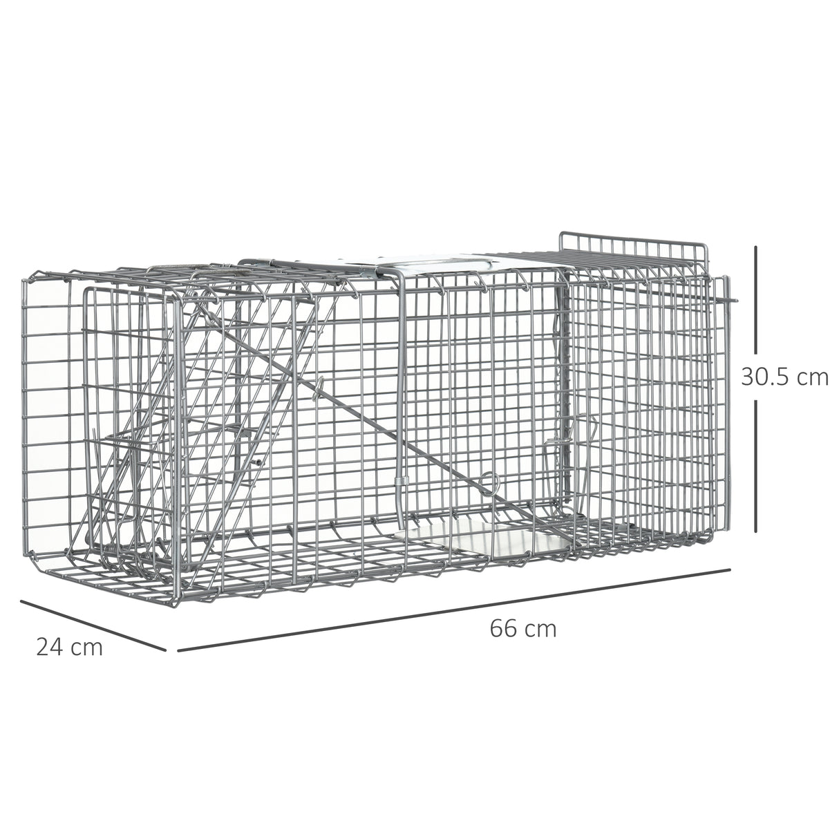easycomfort easycomfort trappola per ratti topi e nutrie pieghevole in acciaio