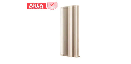 cordivari area occasioni batteria completa radiatore termosifone in acciaio tubolare cordivari ardesia 4 colonne h 656 mm interasse 600 mm tappi e riduzioni inclusi 14 elementi h 656 ao414