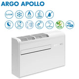 climatizzatore condizionatore senza unita esterna argo inverter apollo 10sc solo freddo da 2 04 kw r 32 wi fi integrato classe a