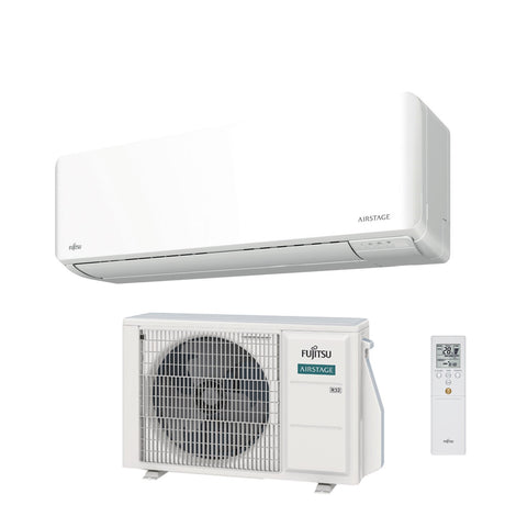 climatizzatore condizionatore fujitsu inverter serie km 12000 btu asyg12kmcf codice 3ngf87280 r 32 wi fi integrato classe a__ a_