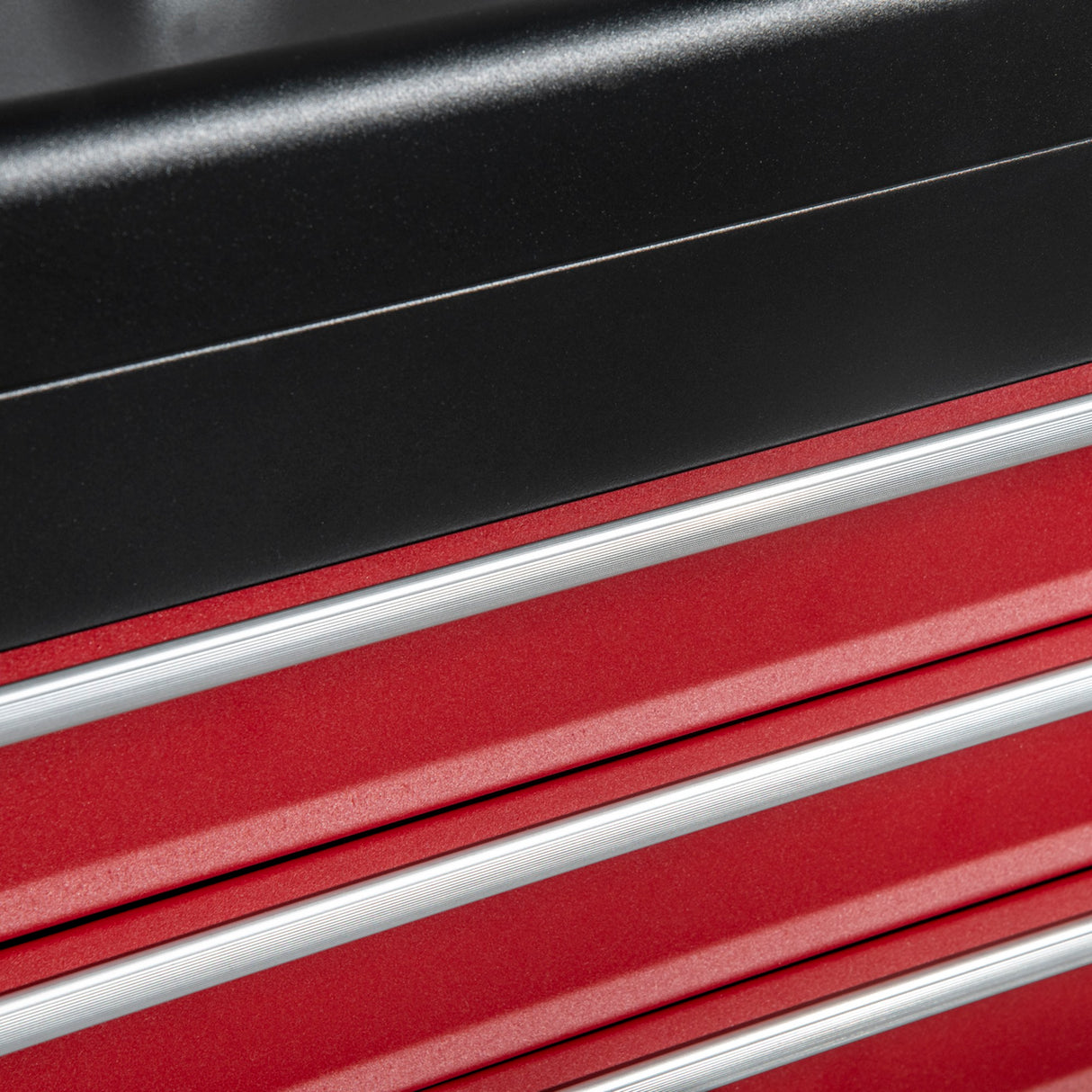 easycomfort cassetta porta attrezzi in acciaio con 3 cassetti e vassoio superiore 51x22x32 cm rosso e nero