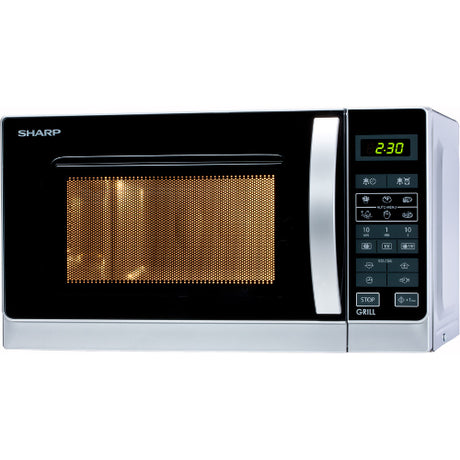 sharp microonde combinato sharp r642inw 20 litri 800 w a257xl439xp358 silver ean 4974019744414