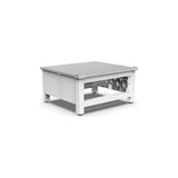 meliconi kit di sovrapposizione per lavatrice e asciugatrice base space meliconi base rialzata in tecnopolimero a31xl62xp555cm bianco e grigio ean 8006023295760