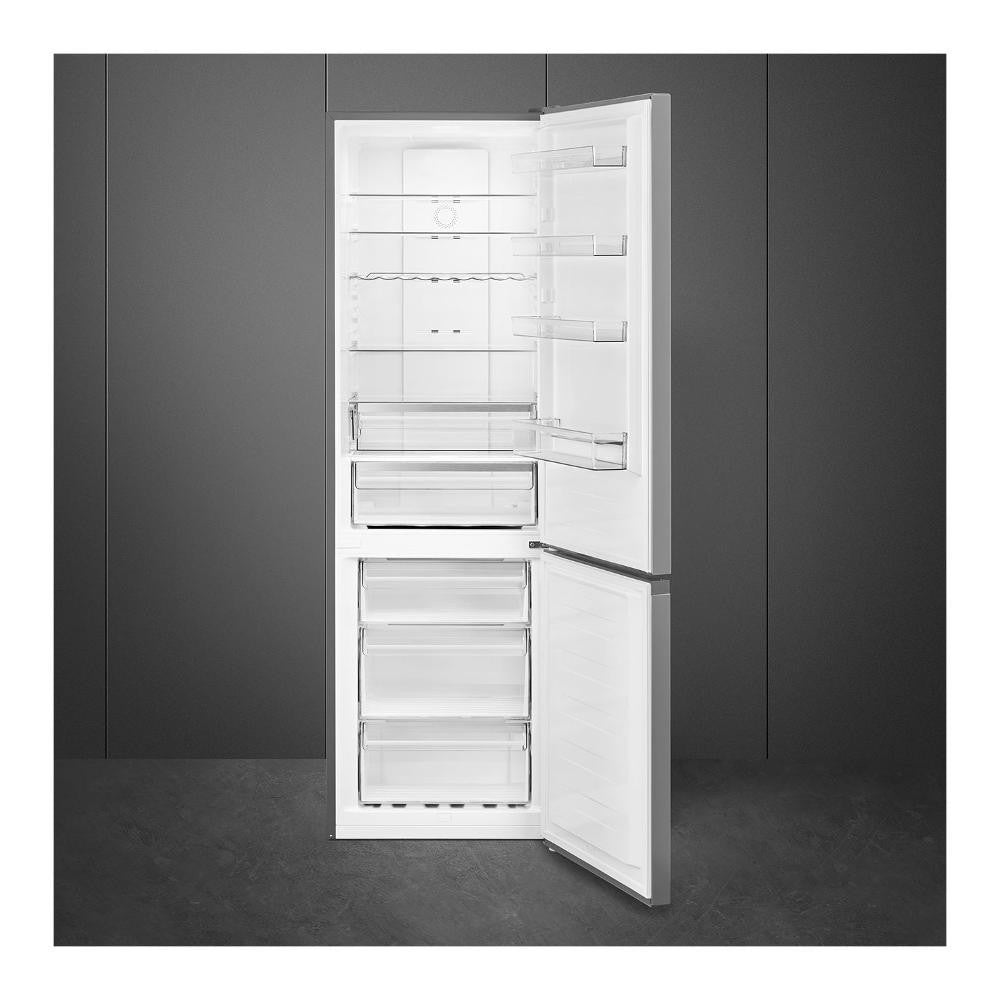 smeg frigorifero combinato smeg fc200xeu 331 litri classe e a200xl60xp592 no frost inox ean 8017709329785